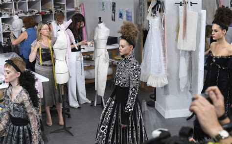 the Chanel haute couture atelier